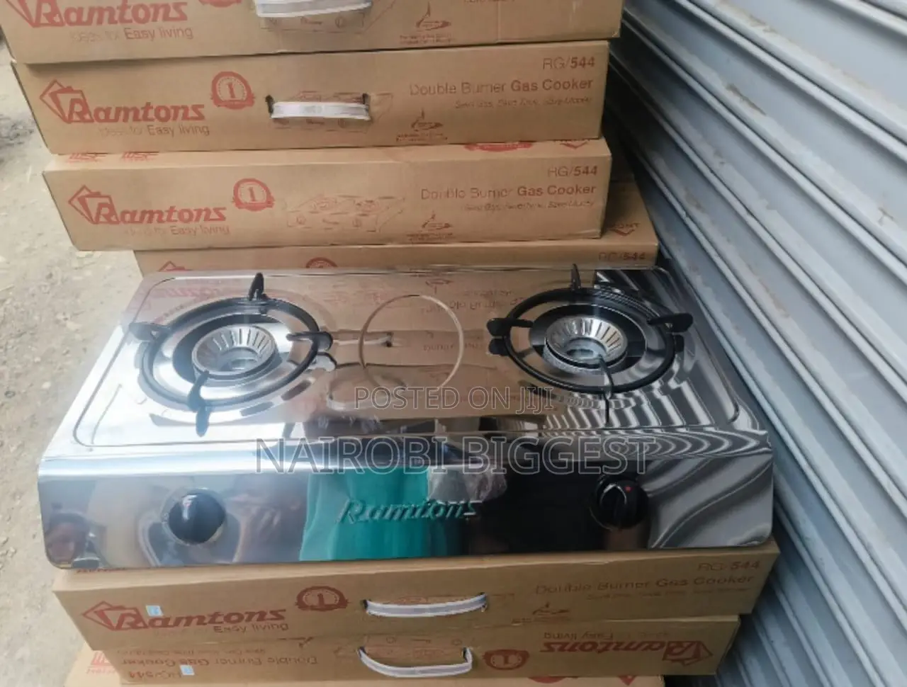 Adorable Ramtons Rg/544 Double Burner Gas Cooker