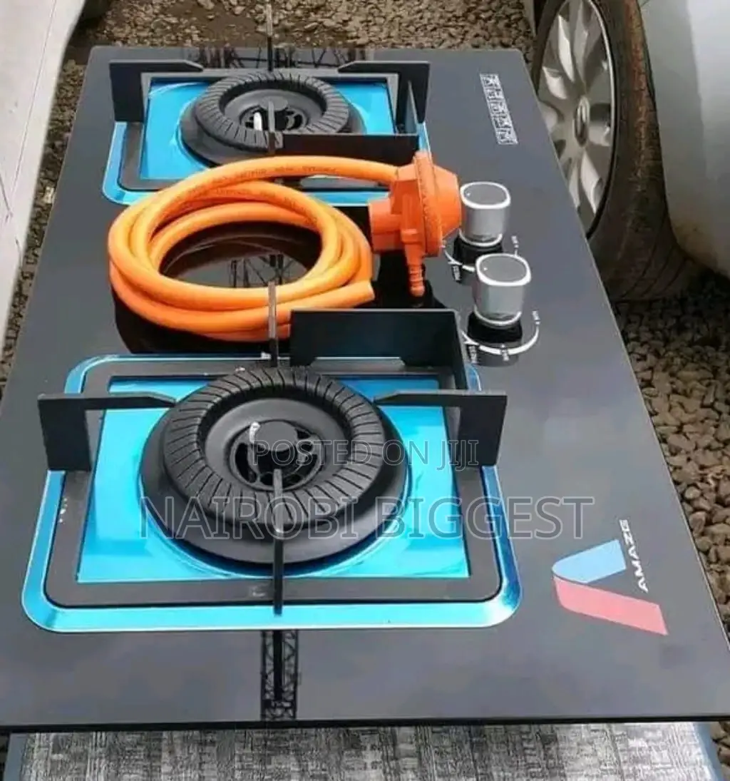 Long Lasting 2 Burner Amaze Glass Inbuilt Hob Cooker
