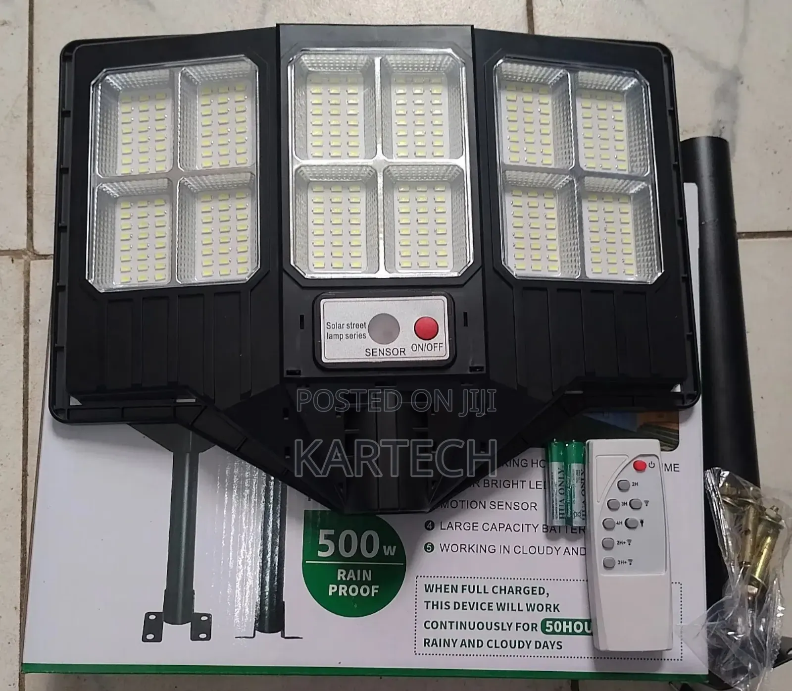 Jsot Solar Street Led Light/ Lamp 500w With Motion Sensor