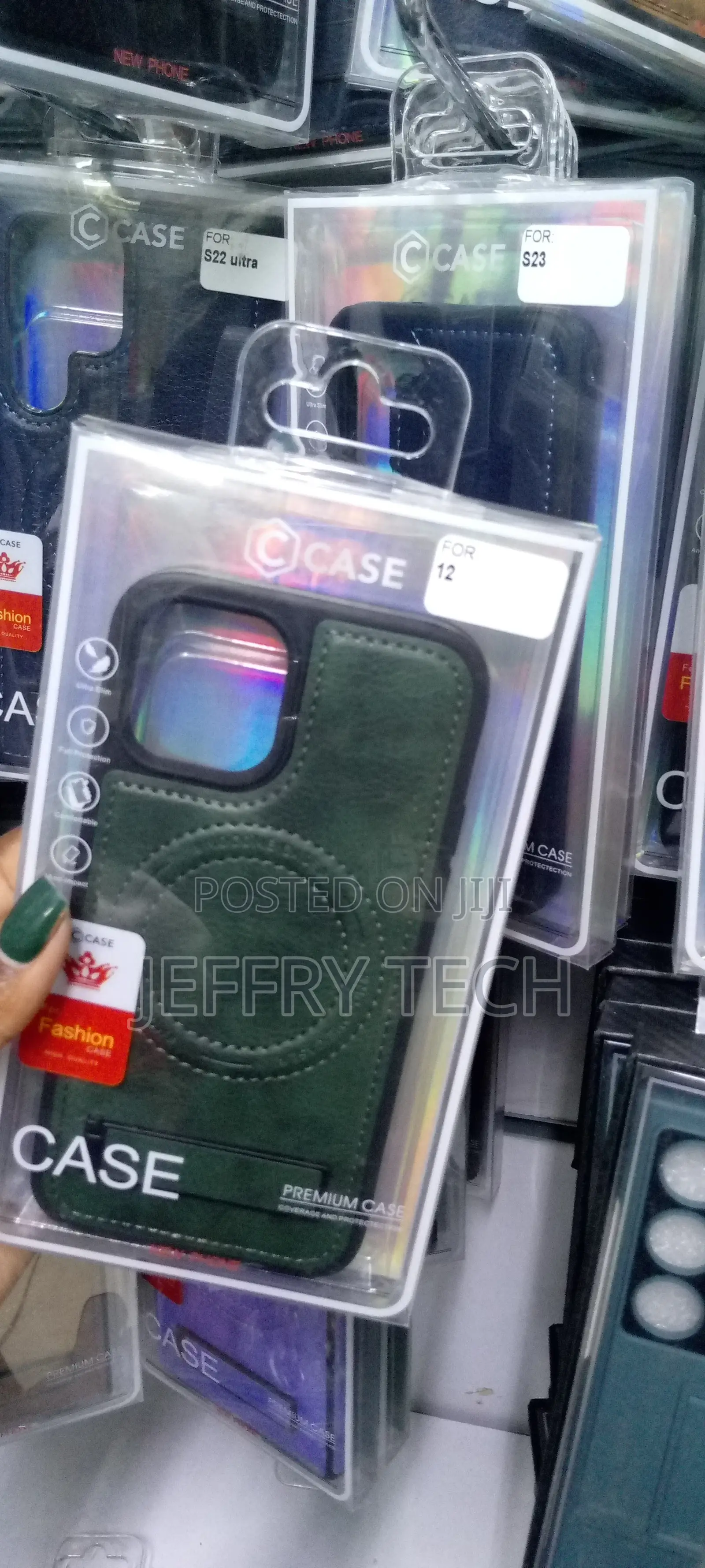 Leather Case for iPhone 11 Pro Max Strong Magnetic [Compati
