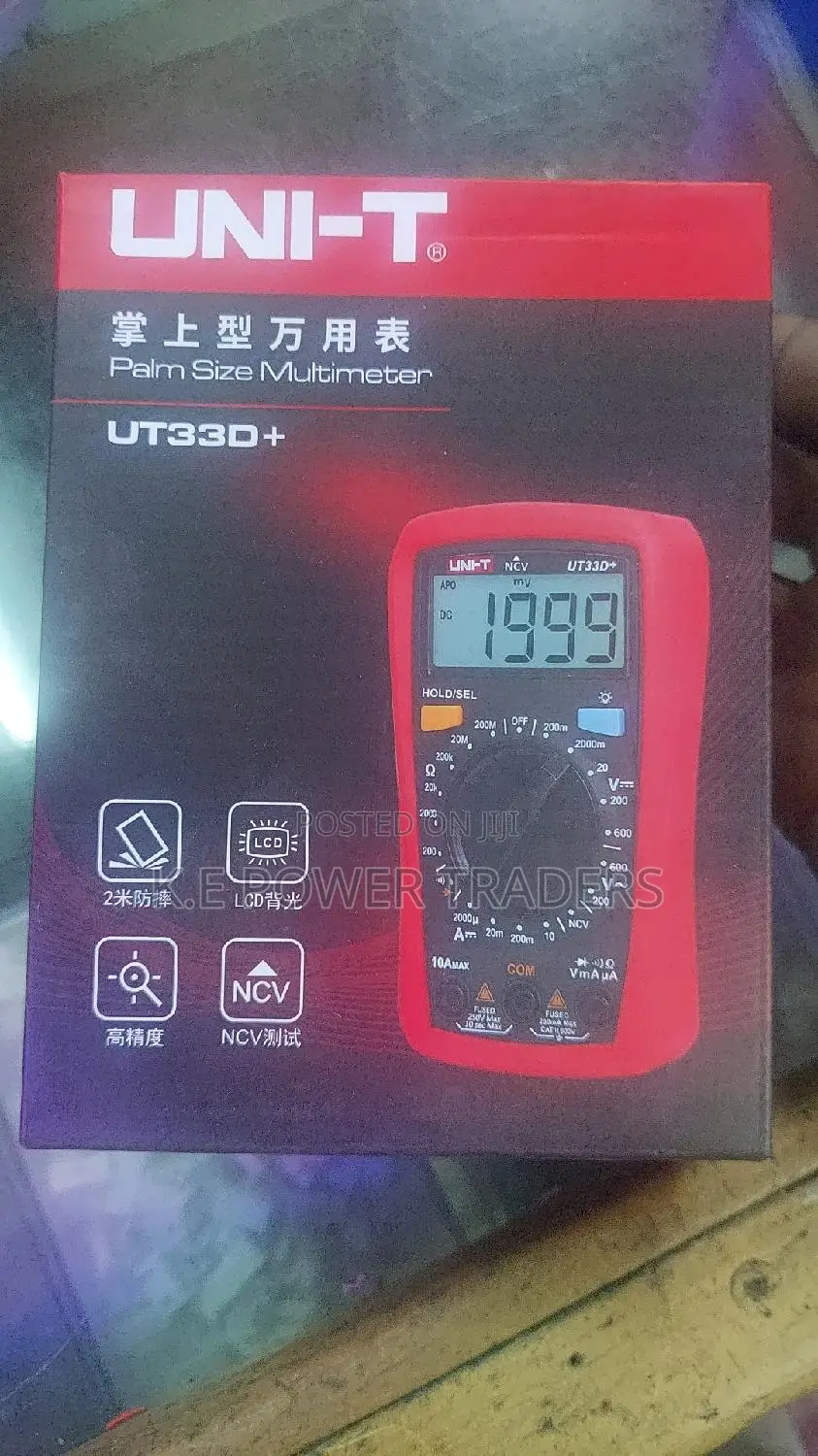 Palm Size UT33D+ Unit Multimeter