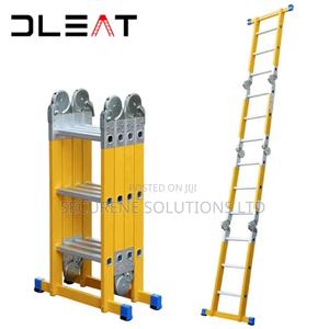 4by3/12ft/3.7meters Fibreglass Multipurpose Ladders - thumbnail 2
