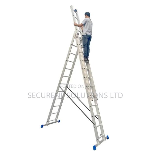 3 Section Aluminium Triple Extension 3by12trends/36ft/11mtrs - thumbnail 3