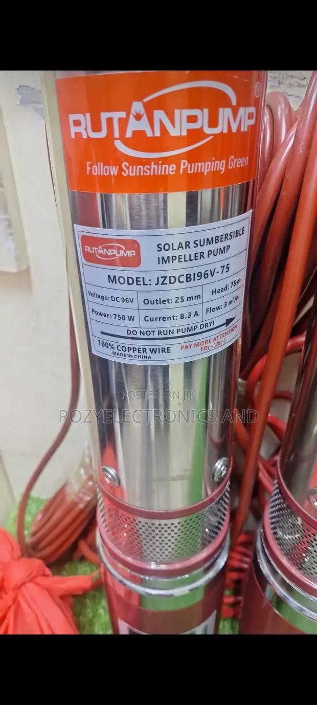Solar Submasible Pump 750 Watts DC 96v - main view