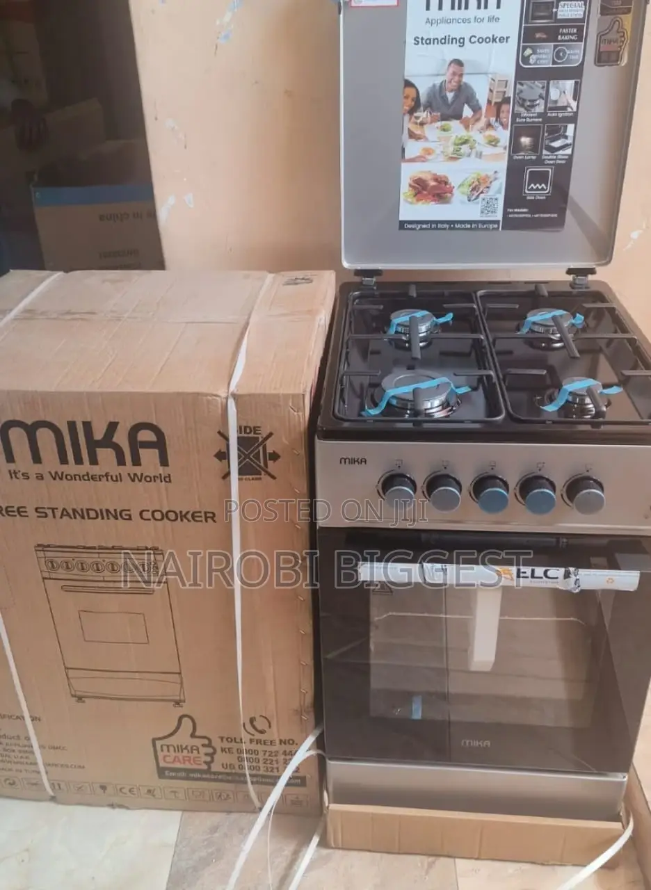 All Mika Gas Free Standing Gas Cooker- 50*60, Gas Oven
