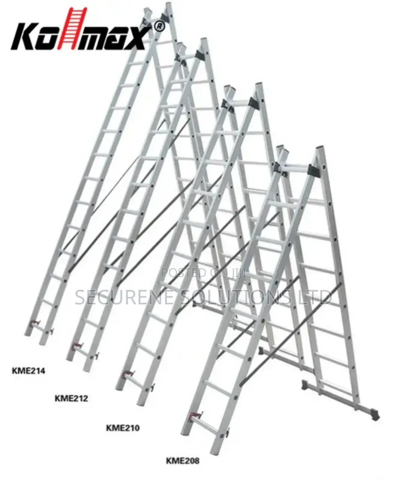 3by12trends/36ft/11meters Aluminium Tripple Extension Ladde