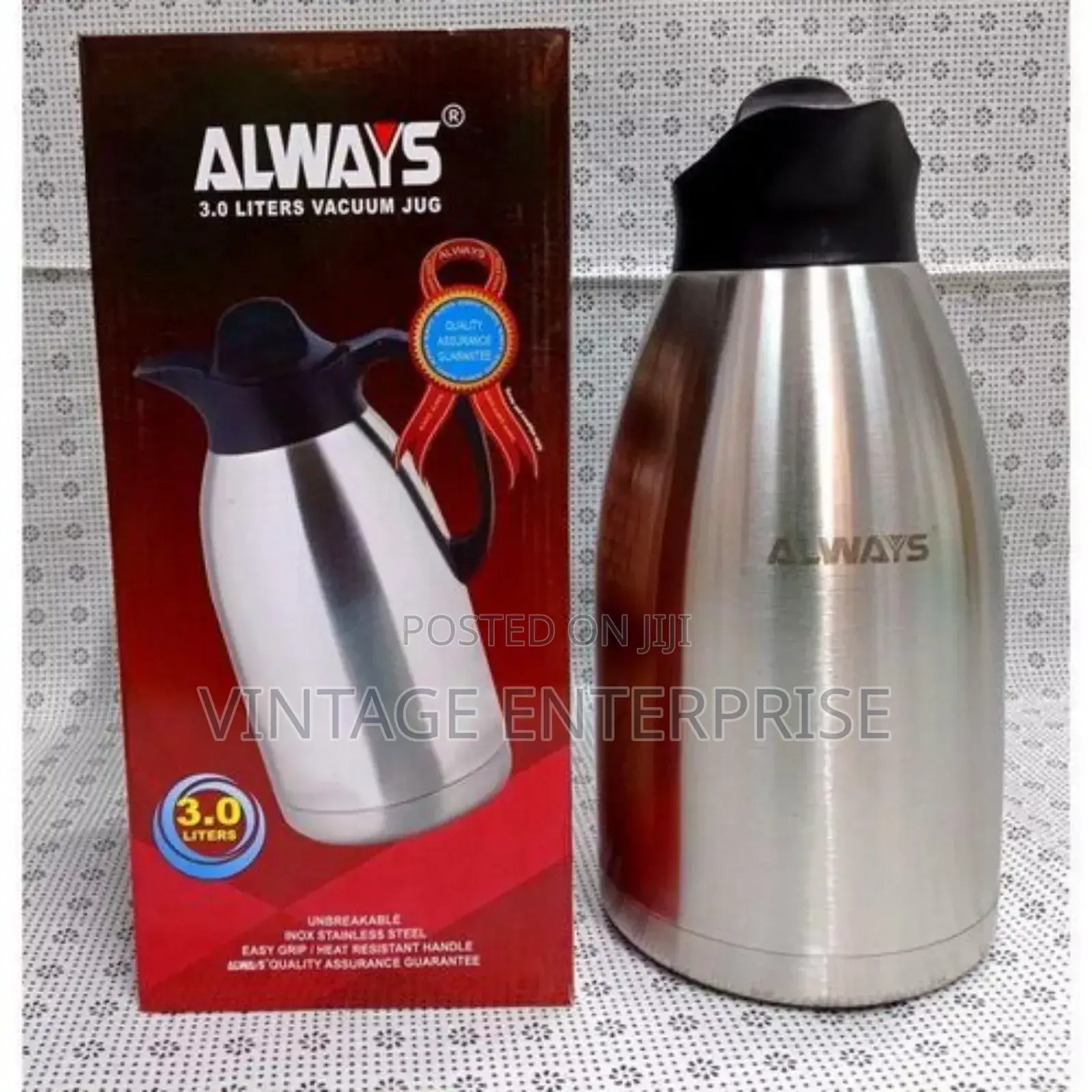 3ltrs Capacity,Always Unbreakable Flask ••√
