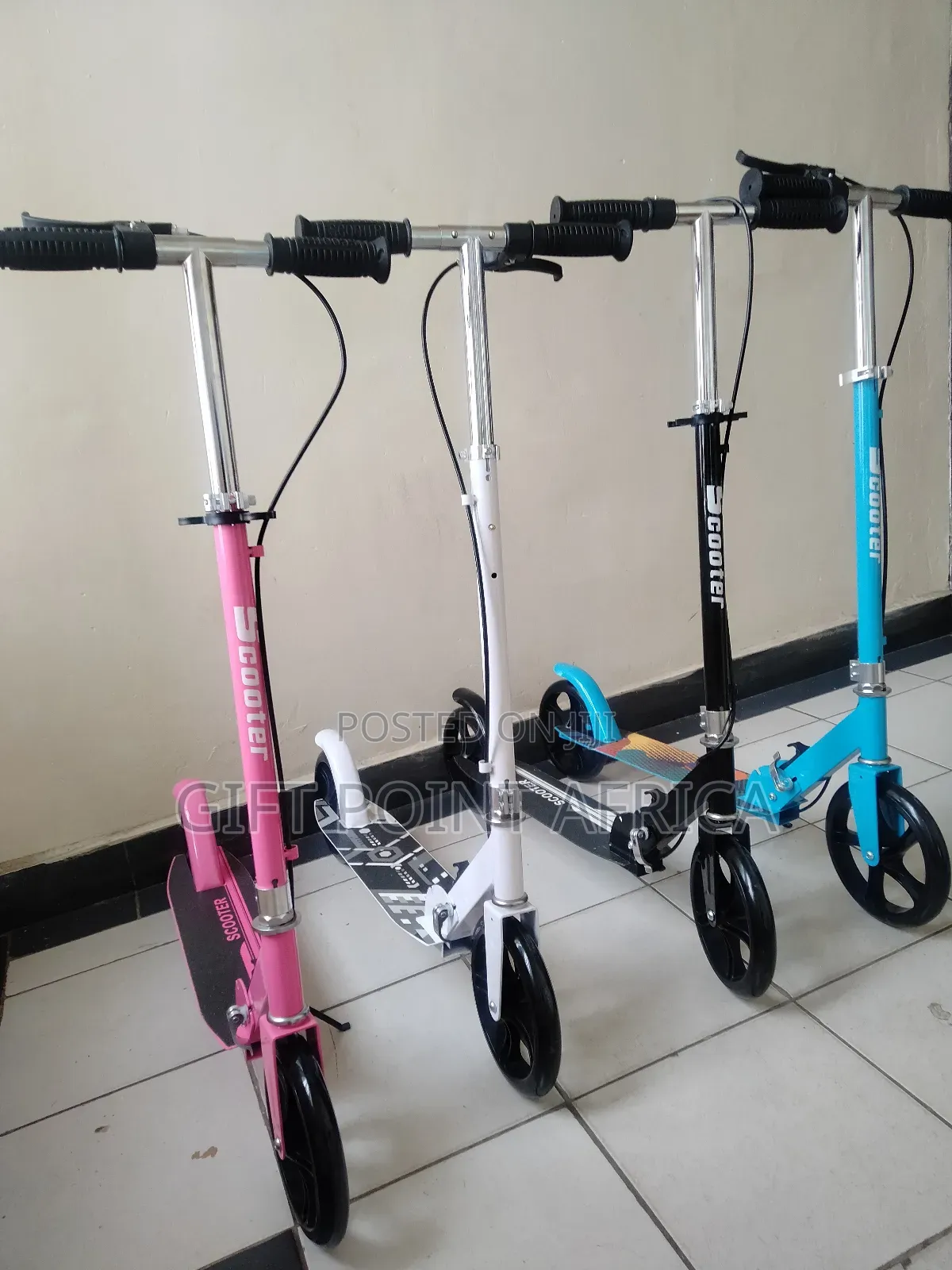 Two Wheels Adjustable Scooters With Front Brakes