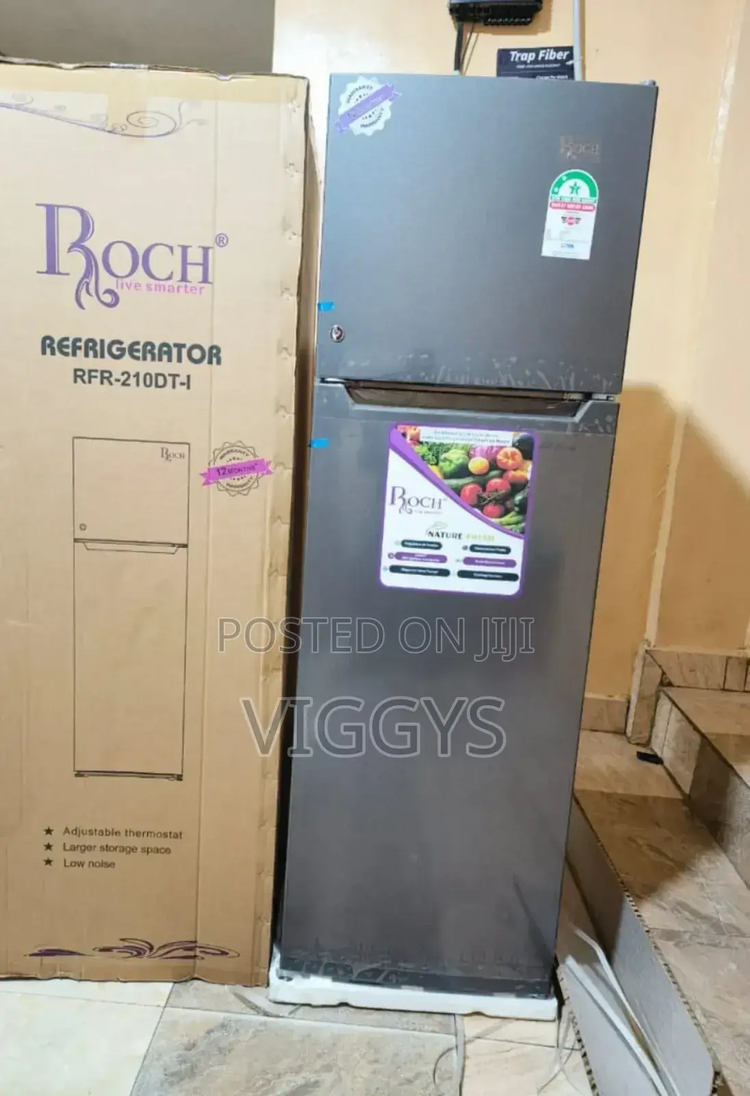 Roch Double Door Refrigerator Rf/210/R270l