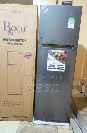 New Roch Double Door Refrigerator Rf/210/R270l