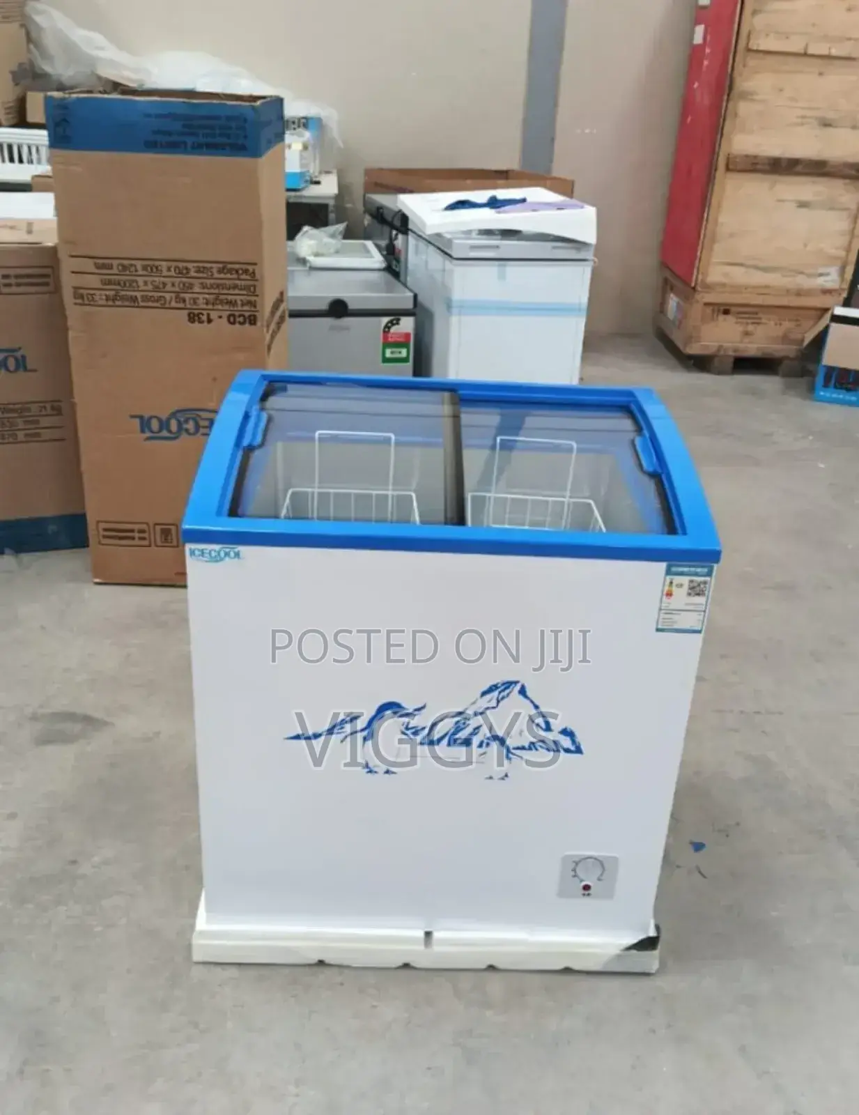 ICECOOL 159litres Display Freezer/Display FREEZ/ER