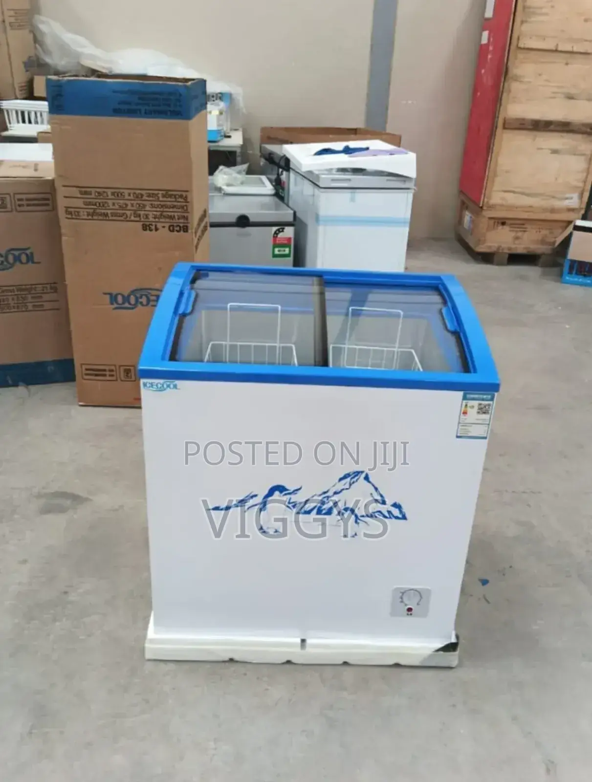 New ICECOOL 159litres Display Freezer/Display FREEZ/ER