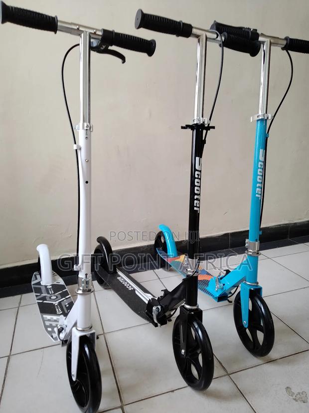 Metallic Two Wheels Teenagers Scooters With Brakes - thumbnail 2
