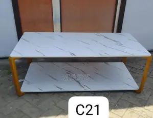 Durable White MDF Marble Effect Executive Table MDM/Ef