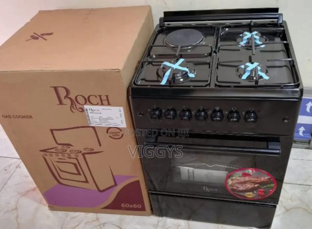 Classic Roch Black 60×60 Standing 3+1 Cooker R/Och/3+1e