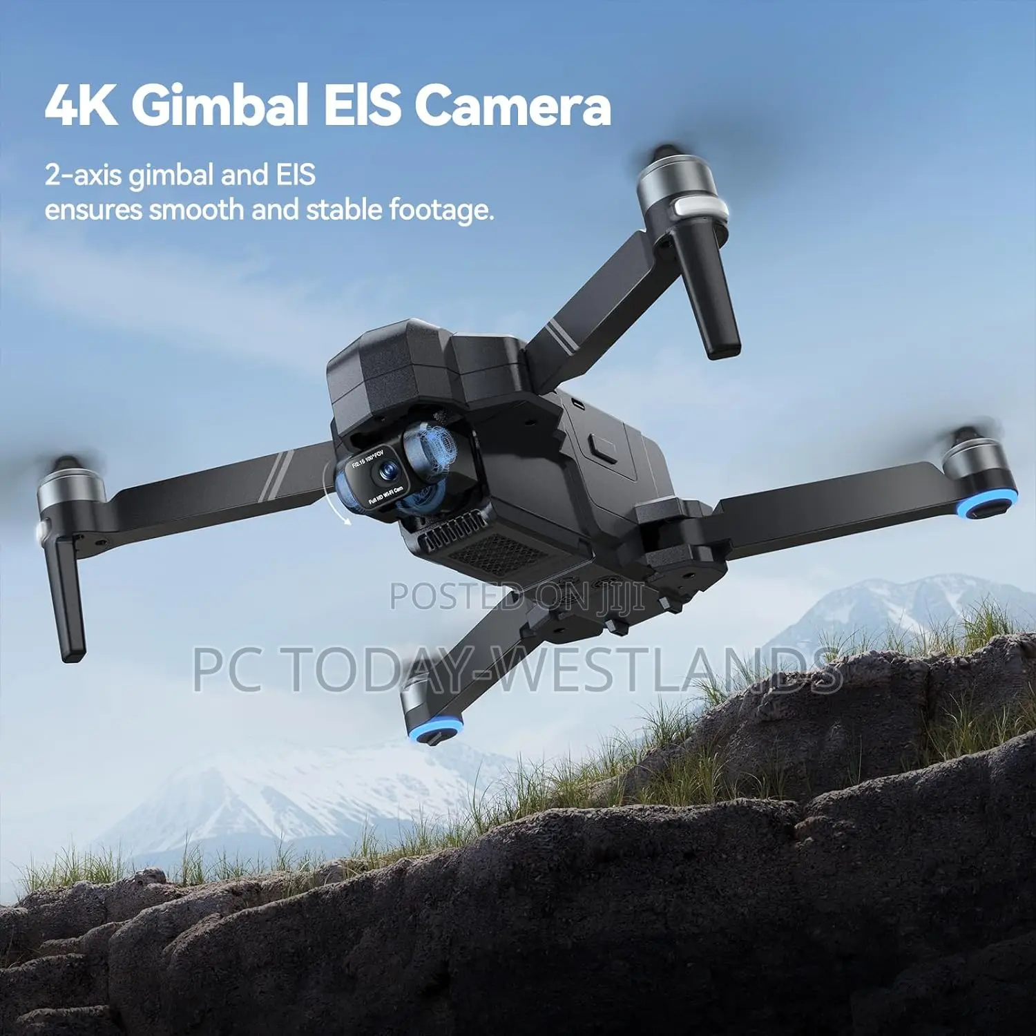 Ruko F11GIM2 Drone With EIS Camera 64mins 9842f Flitght