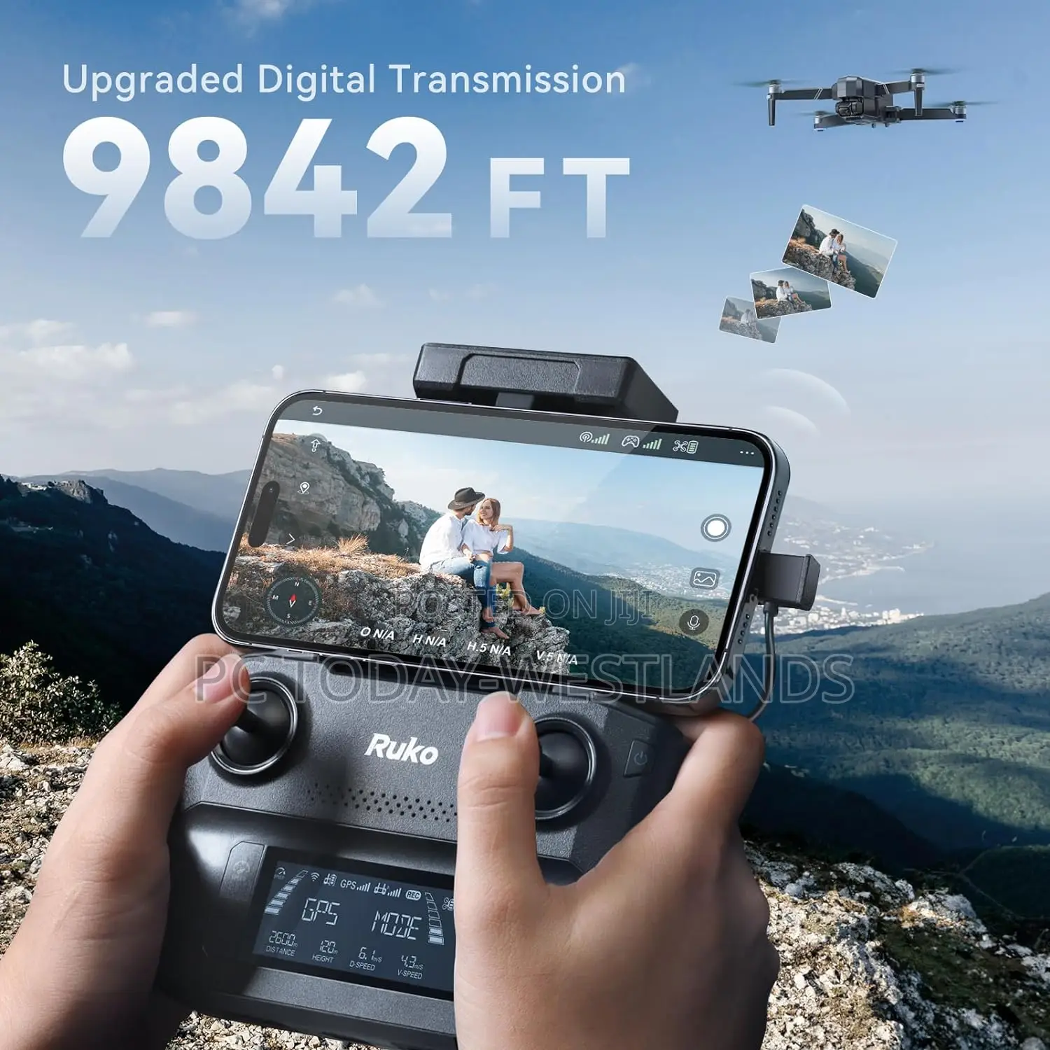 Ruko F11GIM2 Drone With EIS Camera 64mins 9842f Flitght