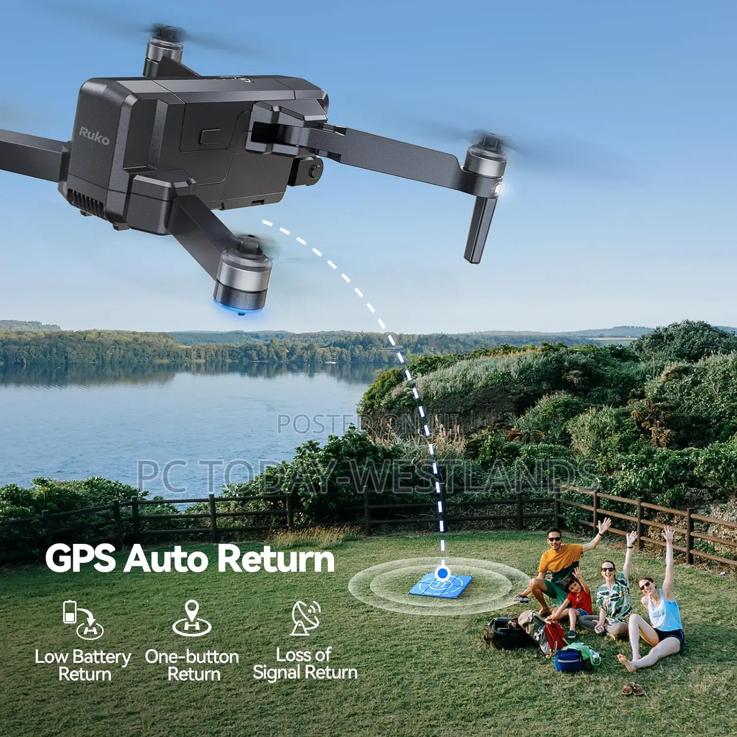 Ruko F11GIM2 Drone With EIS Camera 64mins 9842f Flitght