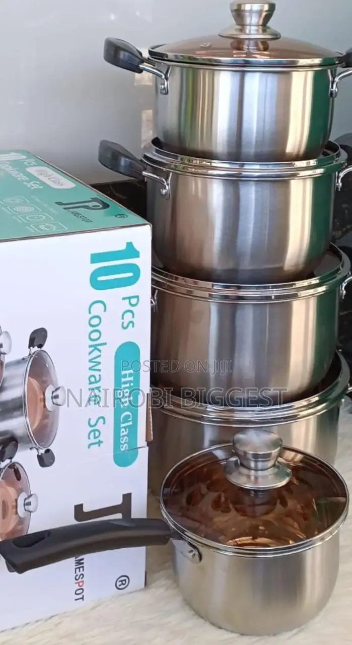 Adorable 10 Pcs Jp Stainless Cookware