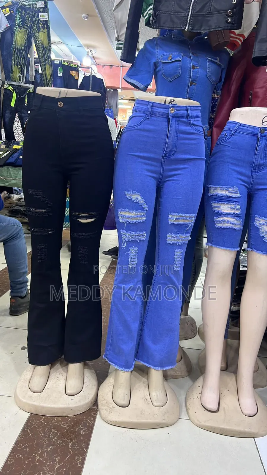 Designer Trouser/Short Ragged Hipster Pants