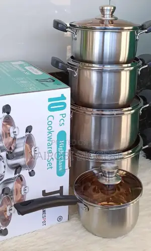 Smart 10 Pcs Jp Stainless Cookware