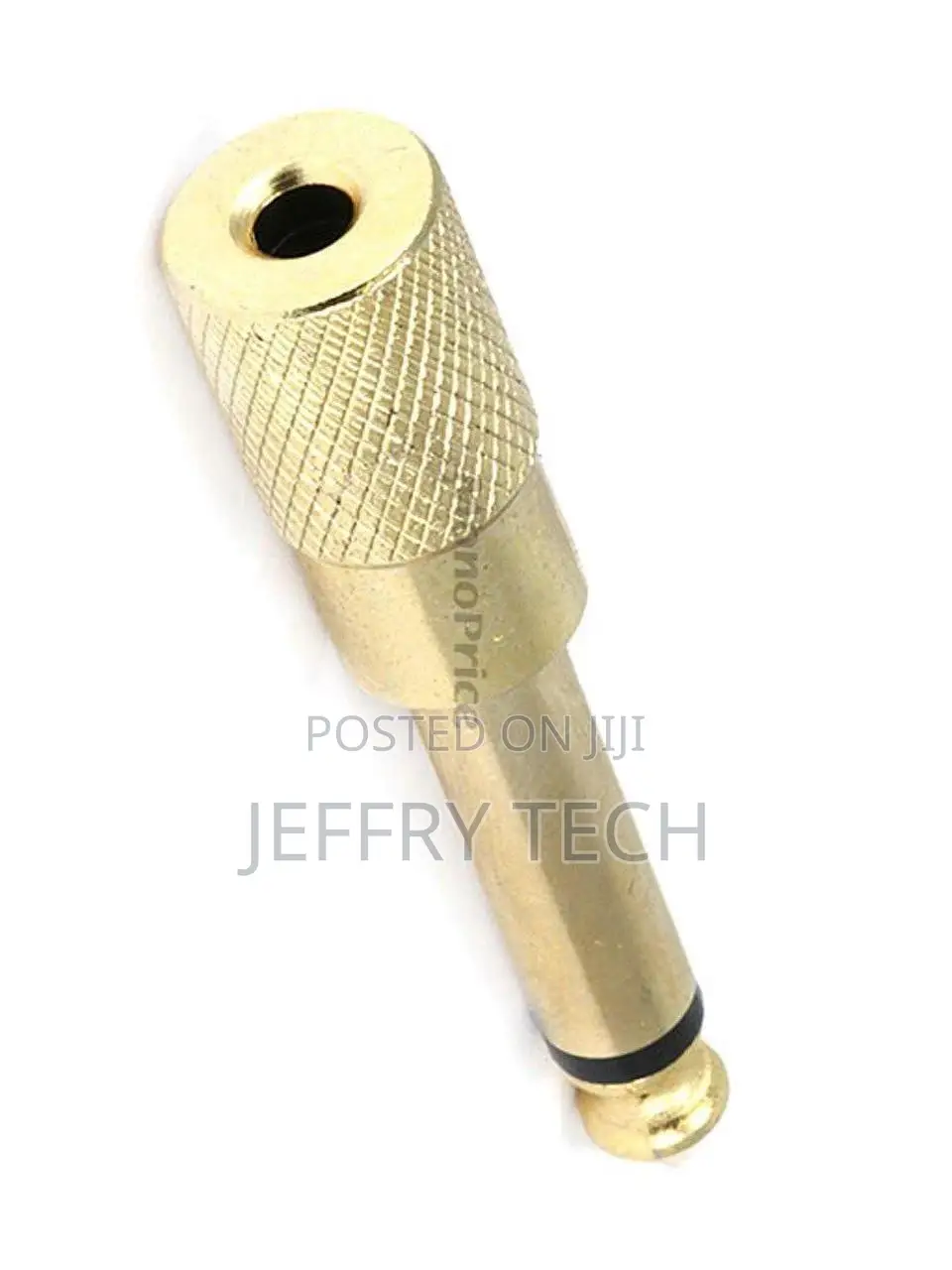 1/4in (6.35mm) TS Mono Plug To 3.5mm TRS Stereo Jack Adapter