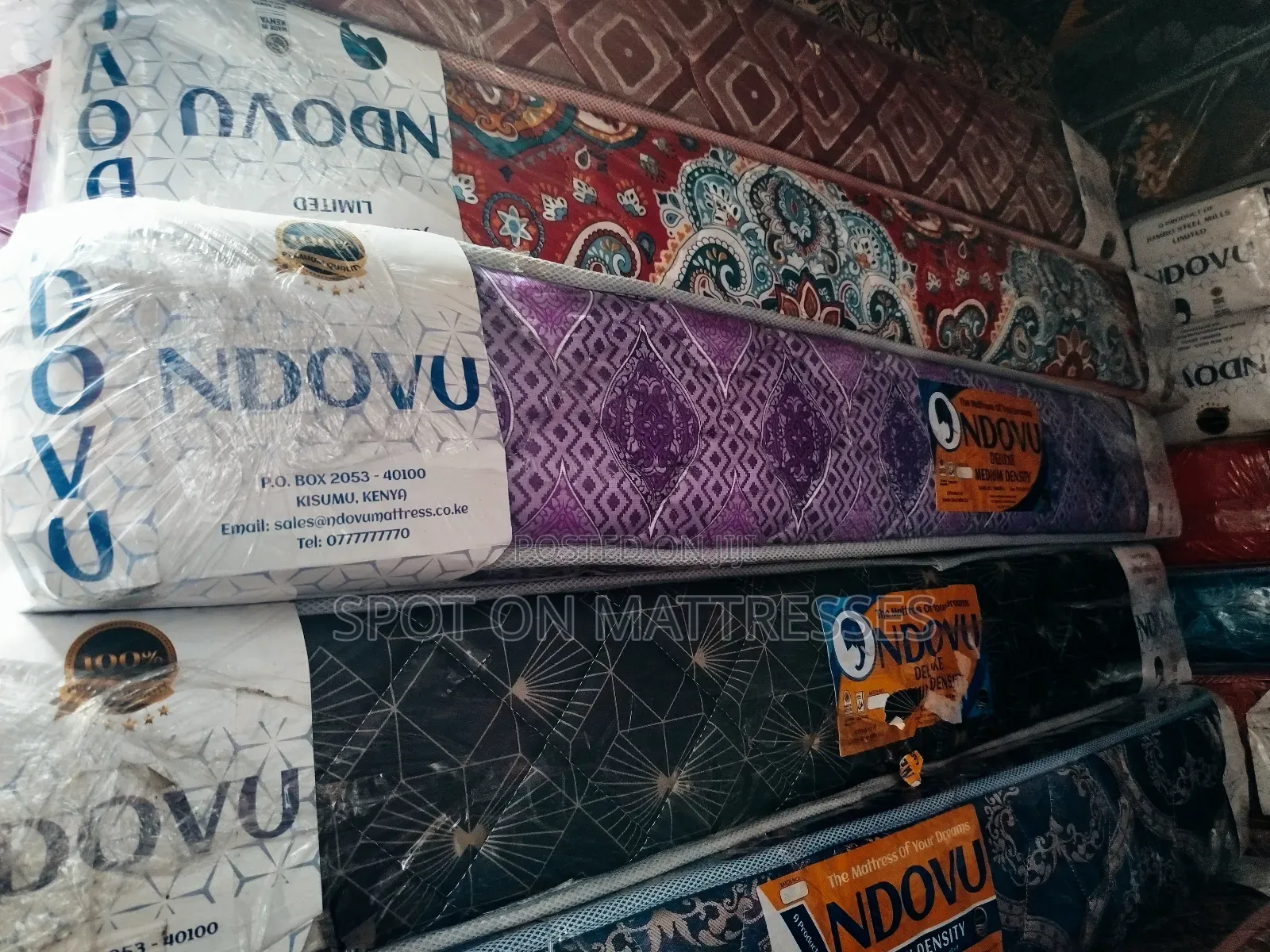 5by6 8inch Quilted Mattresses + Free Delivery.