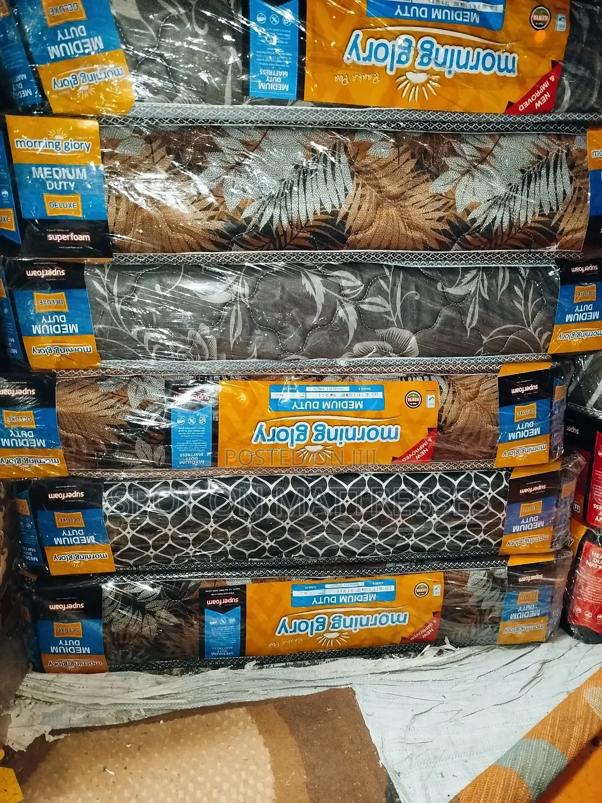 3by6 Medium Duty Quilted Mattresses.