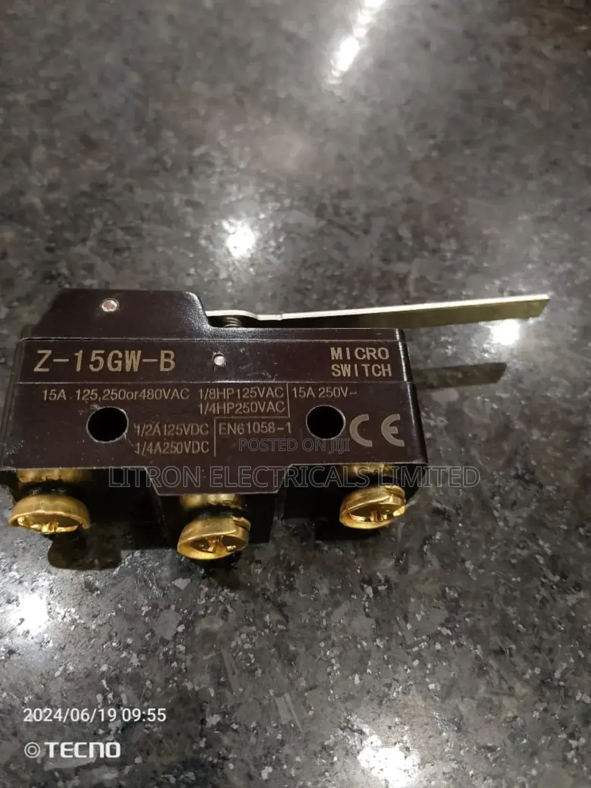 Micro Limit Switch Z-15bw