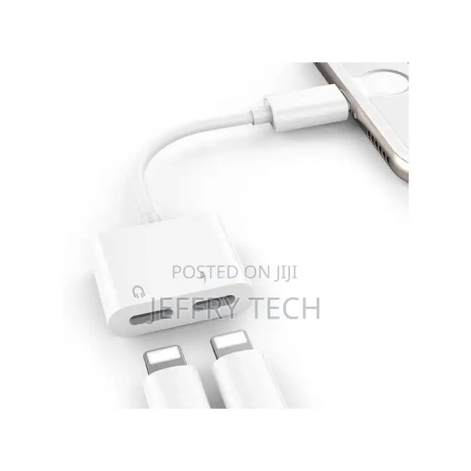 Charger Adapter - Dual Lightning Port - White