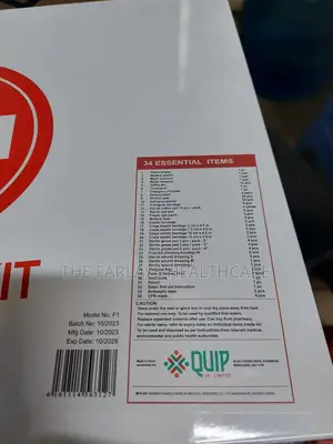 First Aid Kit 34essentials Metallic Box.