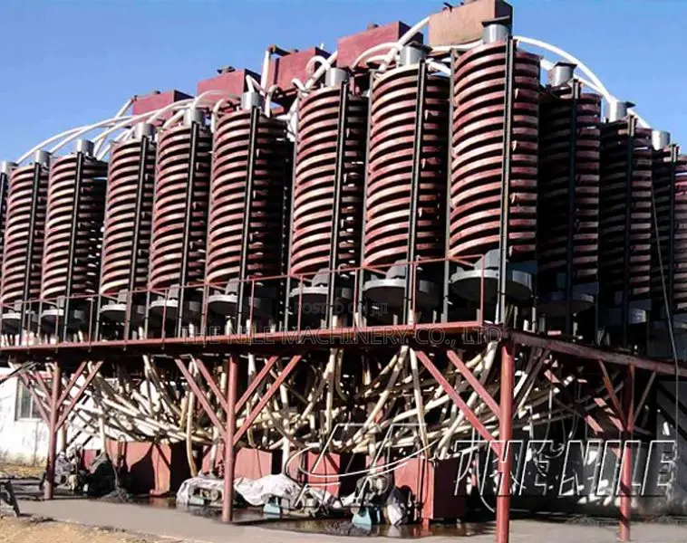 The Nile High Capacity Fine Size Ores Spiral Chute