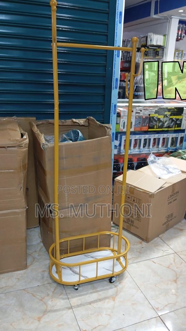 Movable Cloth Rack With Wheels* - thumbnail 2