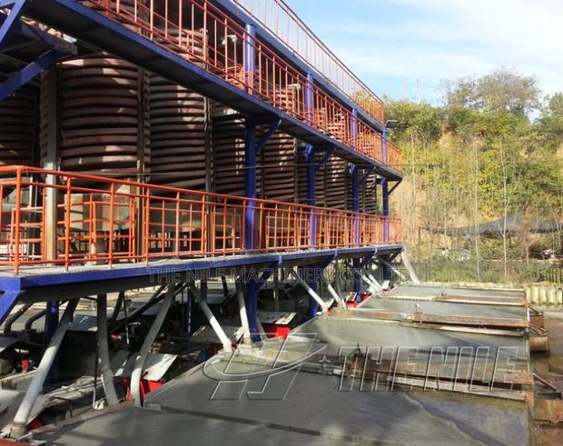 Iron Ore Spiral Concentrator Vibration Spiral Chute in Kenya - main view