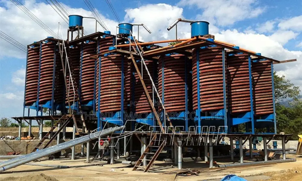 Large Capacity Mining Spiral Chute for Zircon Gold Sand