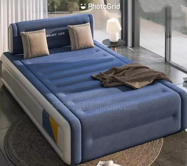 Double King-Size Inflatable Bed With Electric Pump ••√