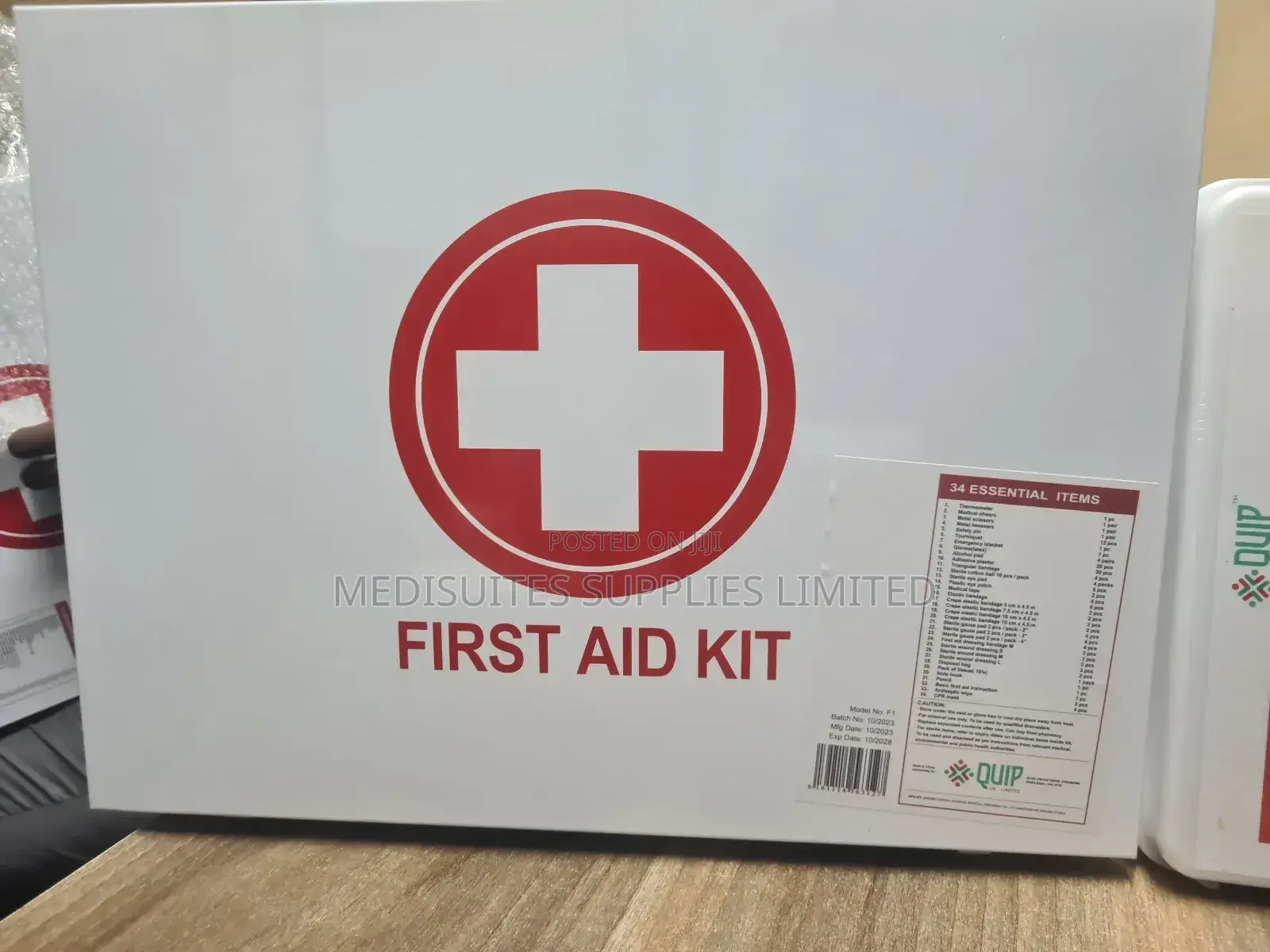 34 Essential First Aid Kit .
