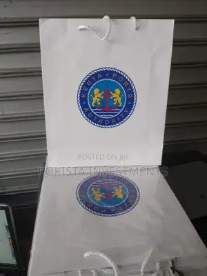 White Gift Bags ( Customized)