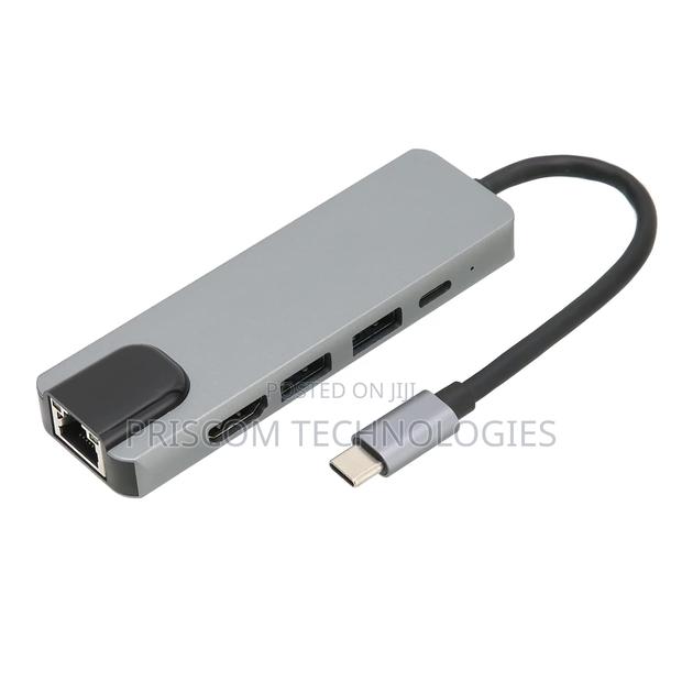 USB C Adapter, 87W Pd Fast Charging USB Splitter USB C to US - main view
