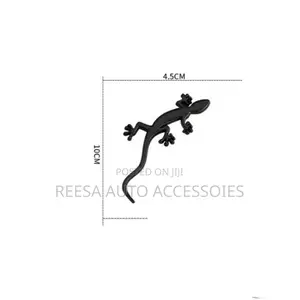 Sticker Lizard Black