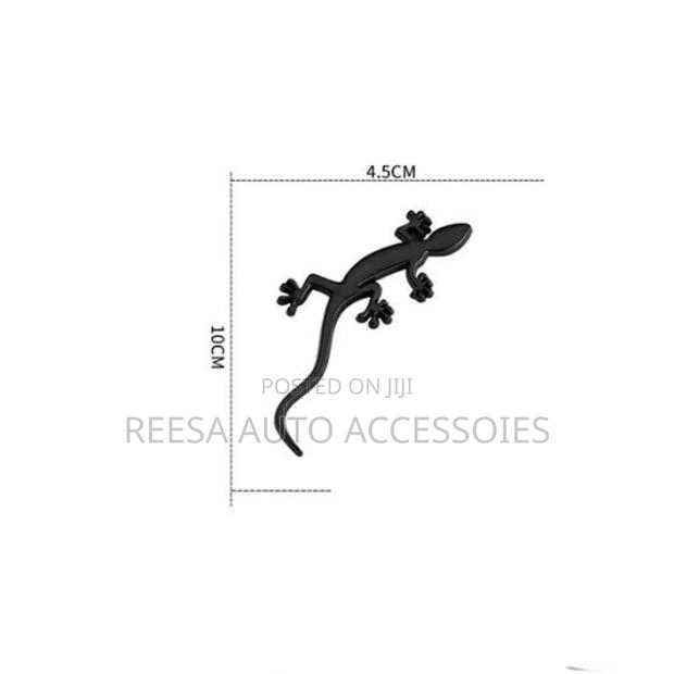 Sticker Lizard Black