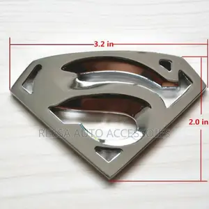 Sticker Superman Silver