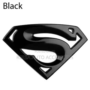 Sticker Superman Black