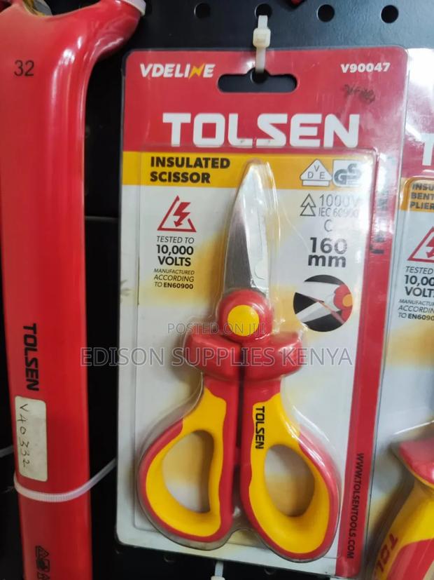 Insulated Electrical Scissors Tolsen Insulated Scissors - thumbnail 2