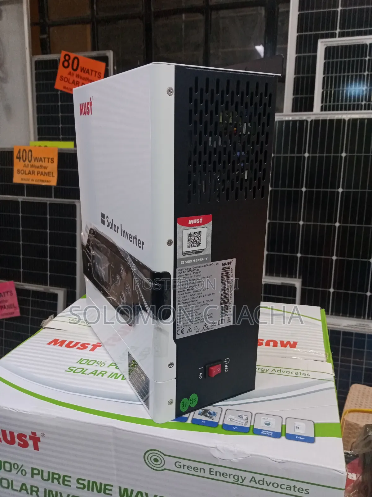 Must 1500w Hybrid Inverter New Model 12v