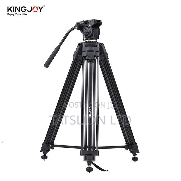 Kingjoy VT-2500 152cm/5ft Camera Camcorder Tripod With - main view