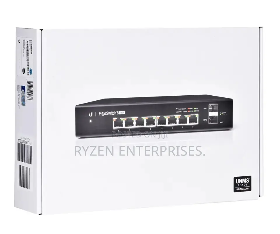 Ubiquiti Es-8-150w Edgeswitch 8 Ports 150w
