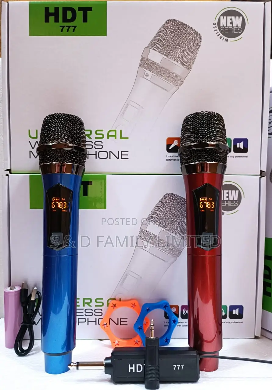 HDT 777 Dual Universal Wireless Microphone