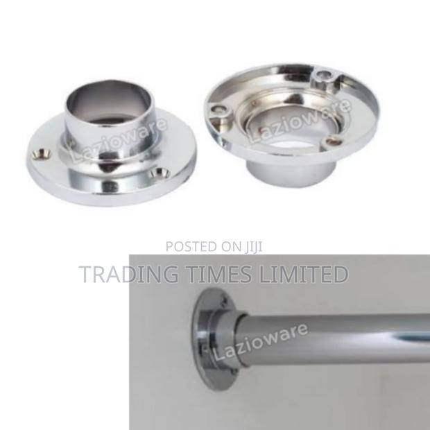 Chrome Bracket Flanges( Pair) - thumbnail 2