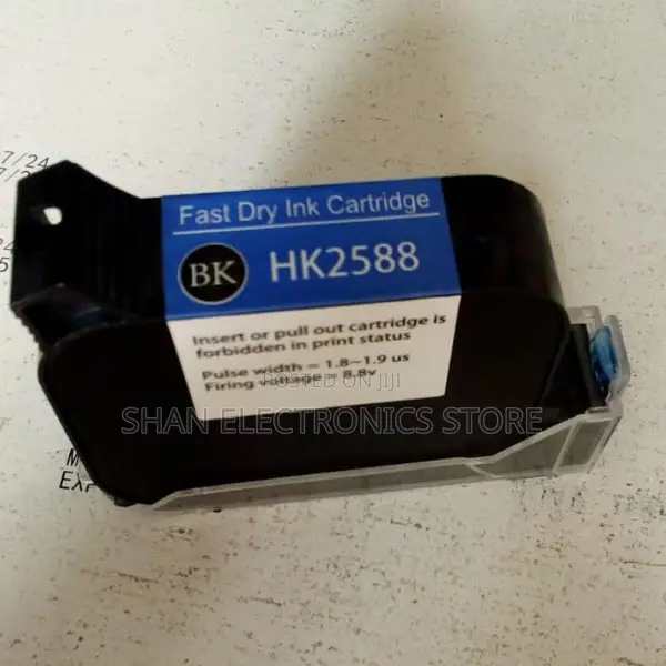 Black Solvent Cartridge for Ink Jet Coding Machine